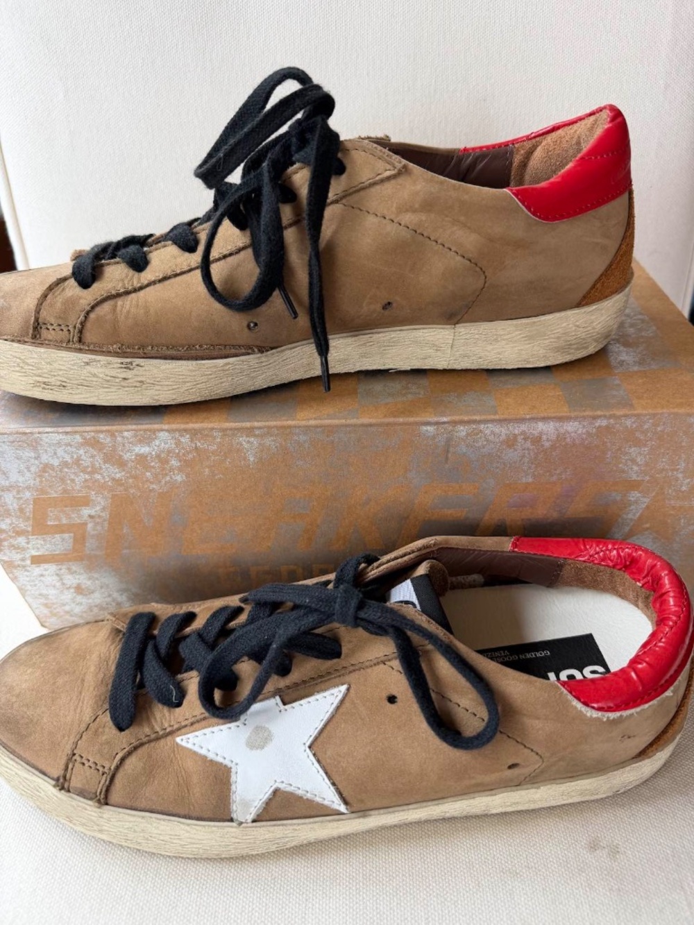 Golden Goose Superstar Sneakers | Olive Nabuk | EU 40 with box - Picture 10 of 12